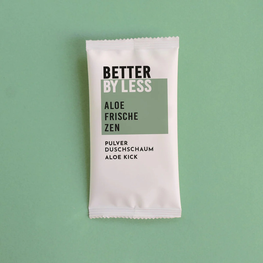 Sachet Pulverduschschaum Aloe Kick