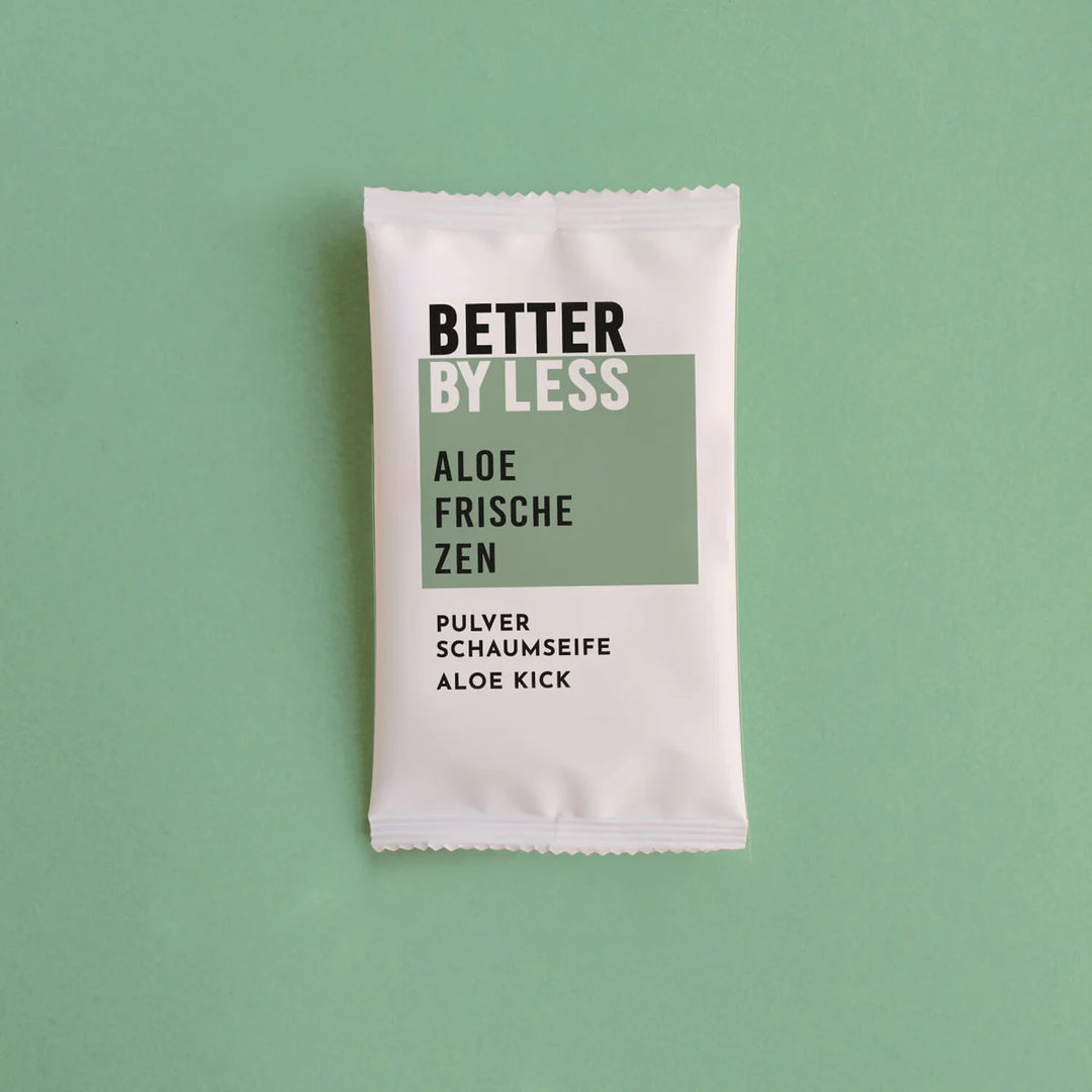 Sachet Pulverschaumseife Aloe Kick
